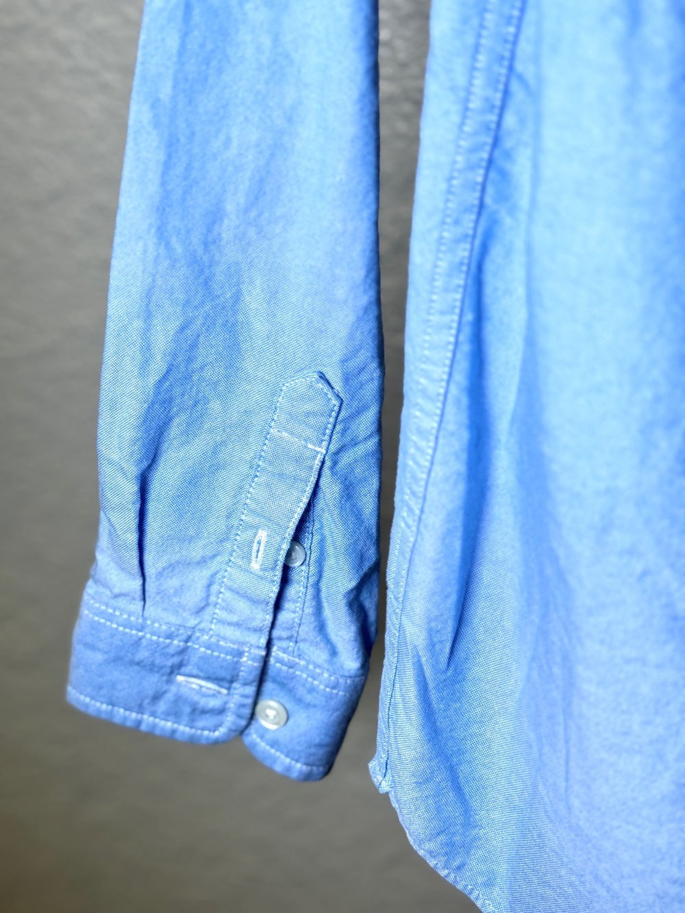 Children’s place Boys Uniform Oxford Button Down Shirt Light Blue size 14 XL - Picture 6 of 8